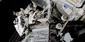 NASA astronauts Jessica Meir and Christina Koch