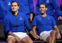 Roger Federer pairs with Rafael Nadal