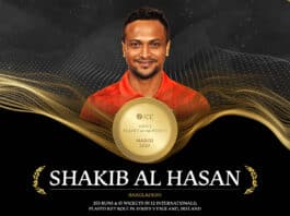 icc player of the month shakib al hasan